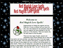 Tablet Screenshot of magick-love-spells.com